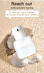 P6 Automatic Inductive Soap Dispenser Foam Washing Phone Smart Hand Washing Soap Dispenser Alcohol Spray Dispenser Washing