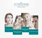 Electric Toothbrush Smart Timing Tooth Brush USB Rechargeable Teeth Clean Whitening Sonic Toothbrush With Replacement Head