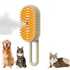 Cat Steamy Brush Dog Massage Comb Built-in Electric Water Spray Soft Silicone Pet Hair Removal Grooming Brush Cat Accessories