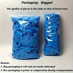 100PCS Black White and Blue Nitrile Gloves Thickened Disposable Gloves for Cleaning Hairdressing Waterproof Dishwashing Tattoo
