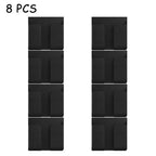 1-4pcs Wall Mounted Storage Box Multifunction Punch Free Organizer TV Remote Control DIY Mobile Phone Plug Charging Holder Stand