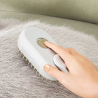 Cat Steamy Brush Dog Massage Comb Built-in Electric Water Spray Soft Silicone Pet Hair Removal Grooming Brush Cat Accessories