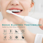 Electric Toothbrush Smart Timing Tooth Brush USB Rechargeable Teeth Clean Whitening Sonic Toothbrush With Replacement Head