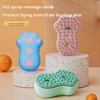 Cat Steamy Brush Dog Massage Comb Built-in Electric Water Spray Soft Silicone Pet Hair Removal Grooming Brush Cat Accessories